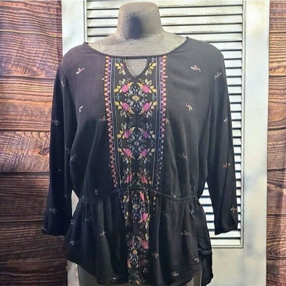 American Rag 2X Floral Blouse - Picture 4 of 12